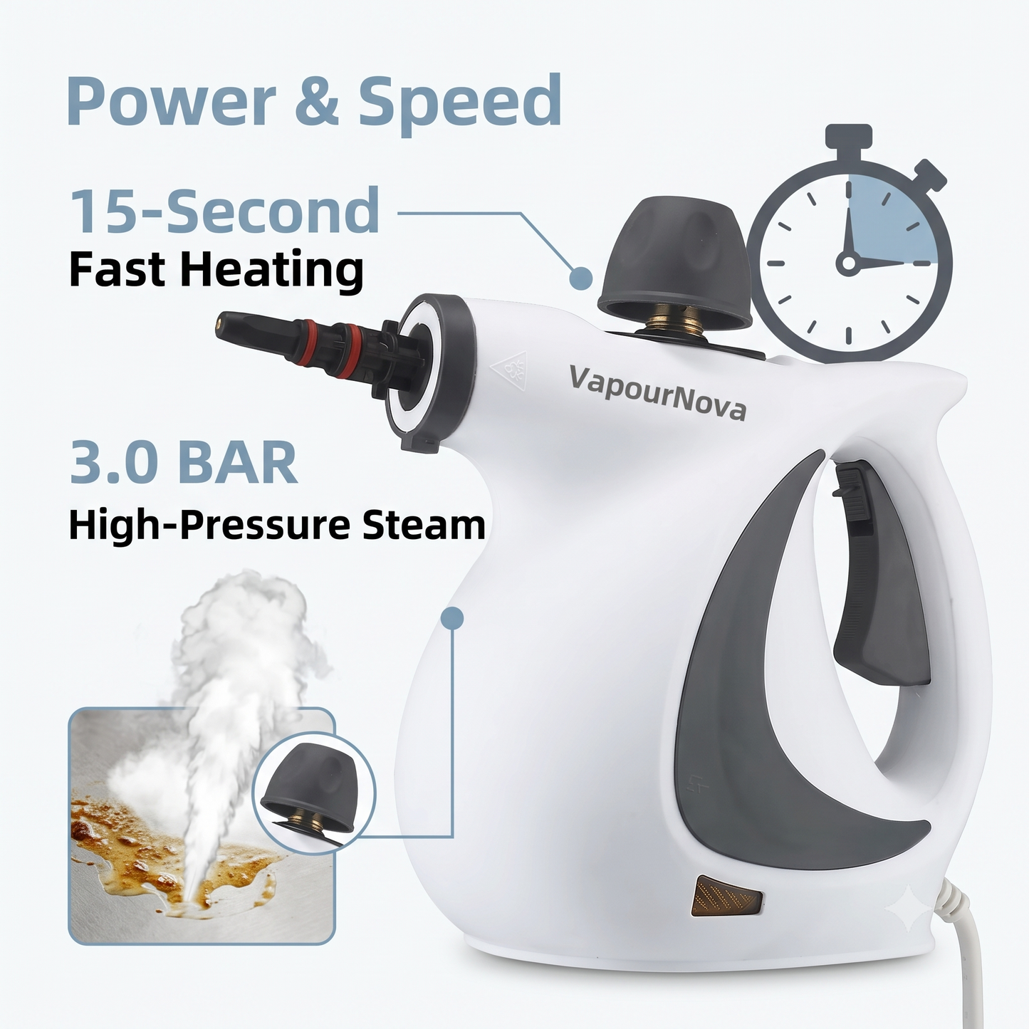 VapourNova™ 12-in-1 High Pressure Steam System